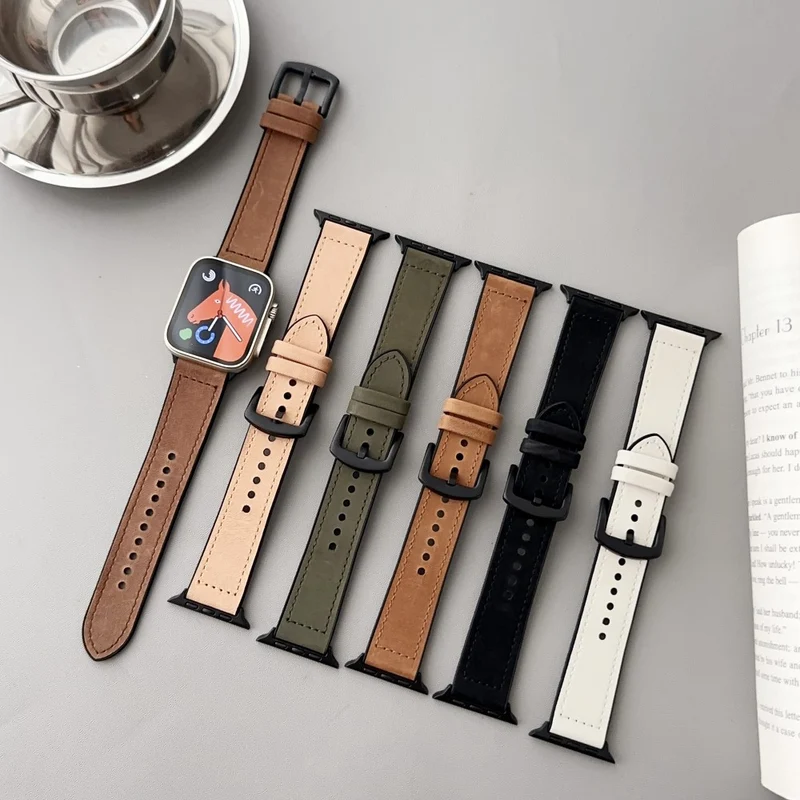 Apple Watch Series 49mm - 45mm - 44mm - 42mm Universal Watch Band Matte Strap