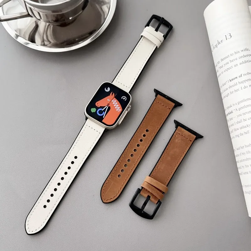 Apple Watch Series 49mm - 45mm - 44mm - 42mm Universal Watch Band Matte Strap