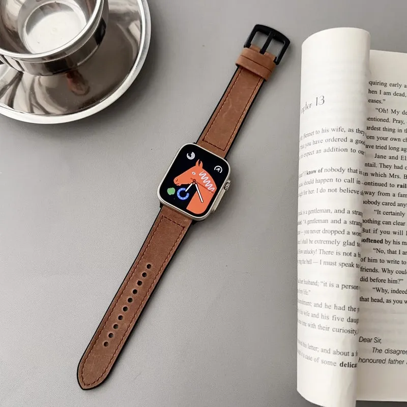 Apple Watch Series 49mm - 45mm - 44mm - 42mm Universal Watch Band Matte Strap
