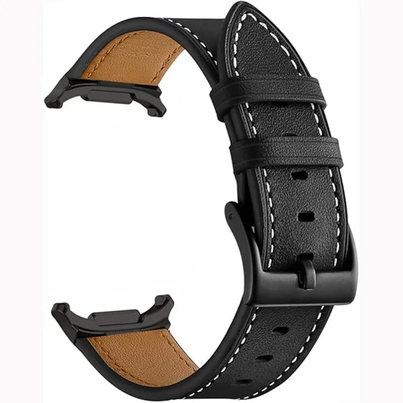 Samsung Galaxy Watch Ultra 2 Lederarmband (Schwarz)