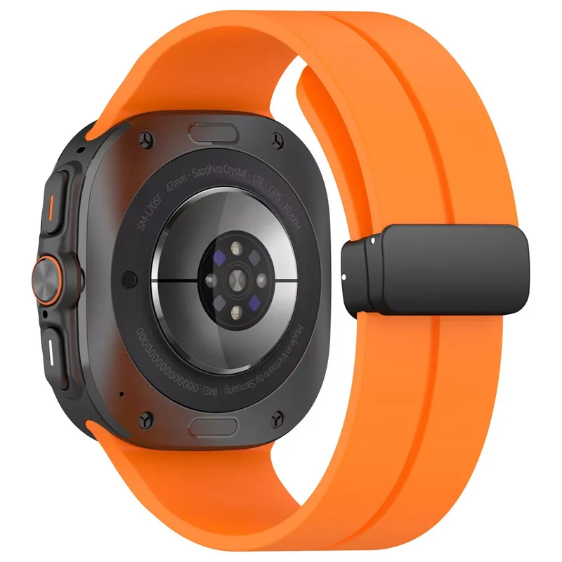 Samsung Galaxy Watch Ultra 2 D-Schnalle Silikonarmband (Orange)