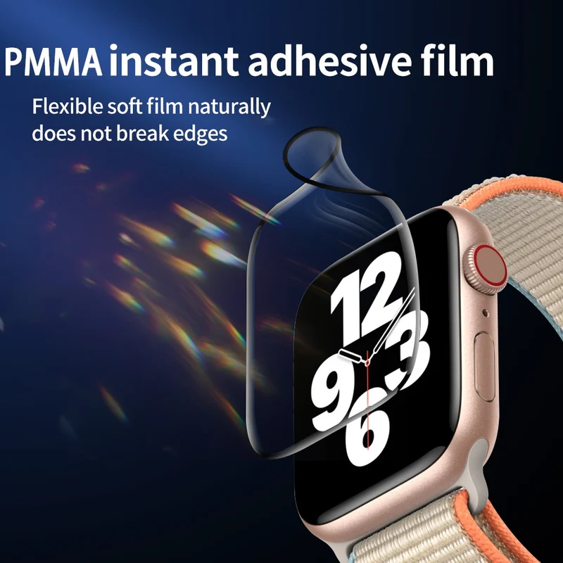 Apple Watch Series 9 / 8 / 7 45mm HD Clear Watch Screen Protector Acrylic Full Coverage Film