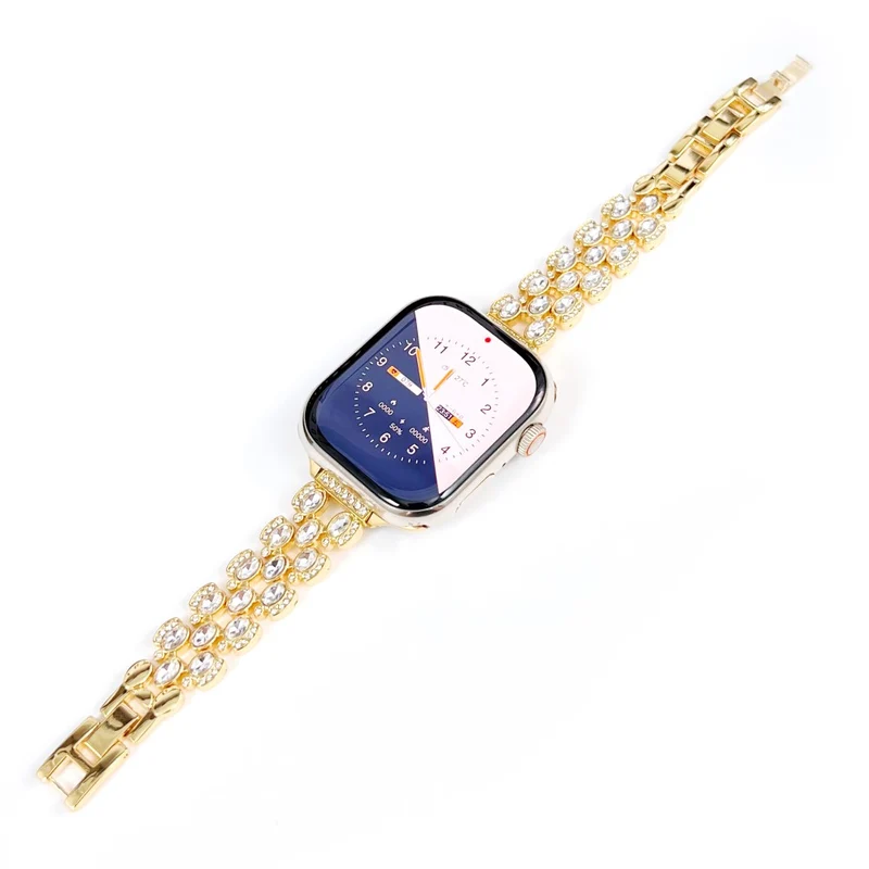 Watch Band Apple Watch 49mm / 45mm / 44mm / 42mm Rhinestone Decor Strap