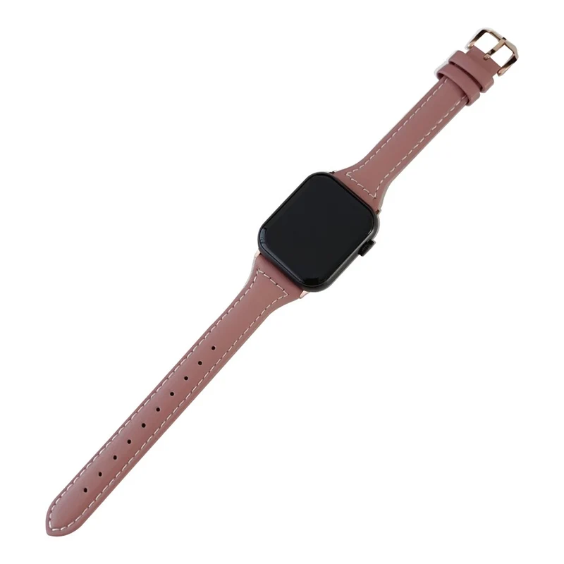 Apple Watch 49mm / 45mm / 44mm / 42mm Vegan Leather Wrist Strap - Sky Blue