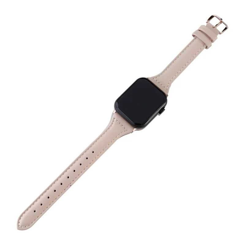 Apple Watch 49mm / 45mm / 44mm / 42mm Vegan Leather Wrist Strap - Sky Blue