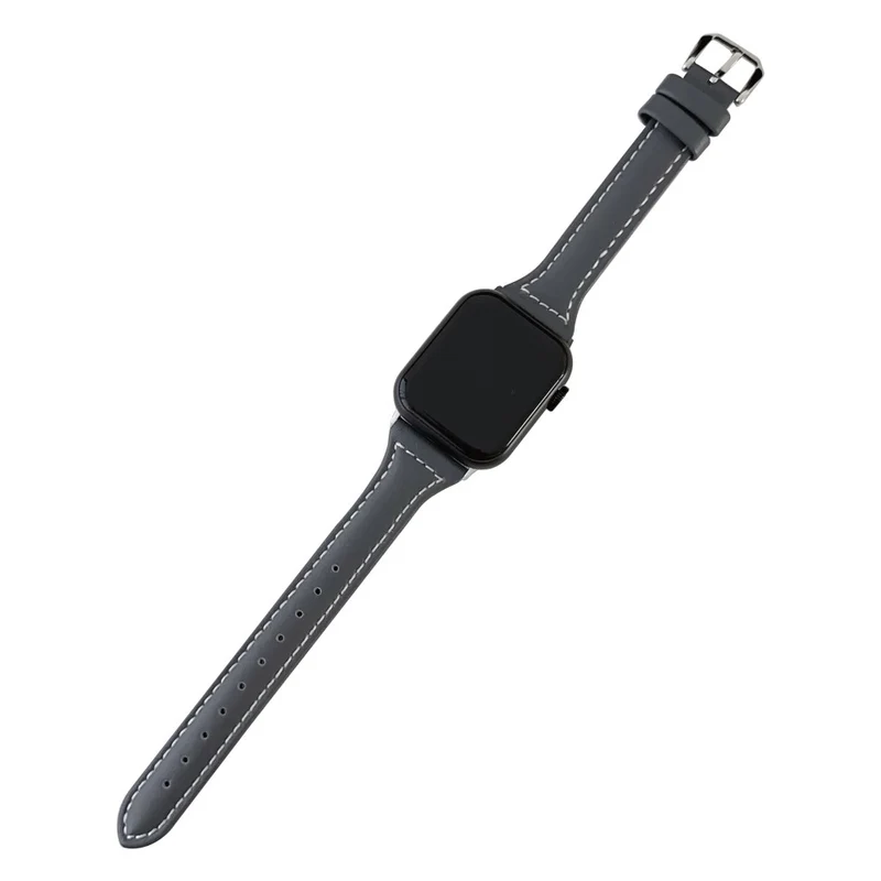 Apple Watch 49mm / 45mm / 44mm / 42mm Vegan Leather Wrist Strap - Sky Blue