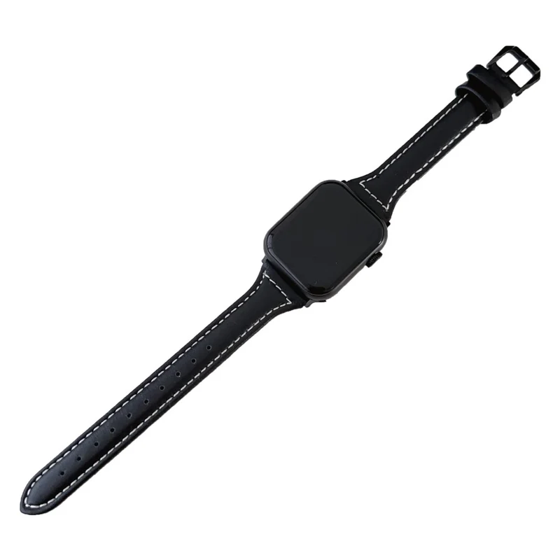 Apple Watch 49mm / 45mm / 44mm / 42mm Vegan Leather Wrist Strap - Sky Blue
