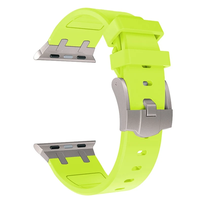 Apple Watch 49mm / 45mm / 44mm / 42mm Liquid Silicone Band - Titanium Black