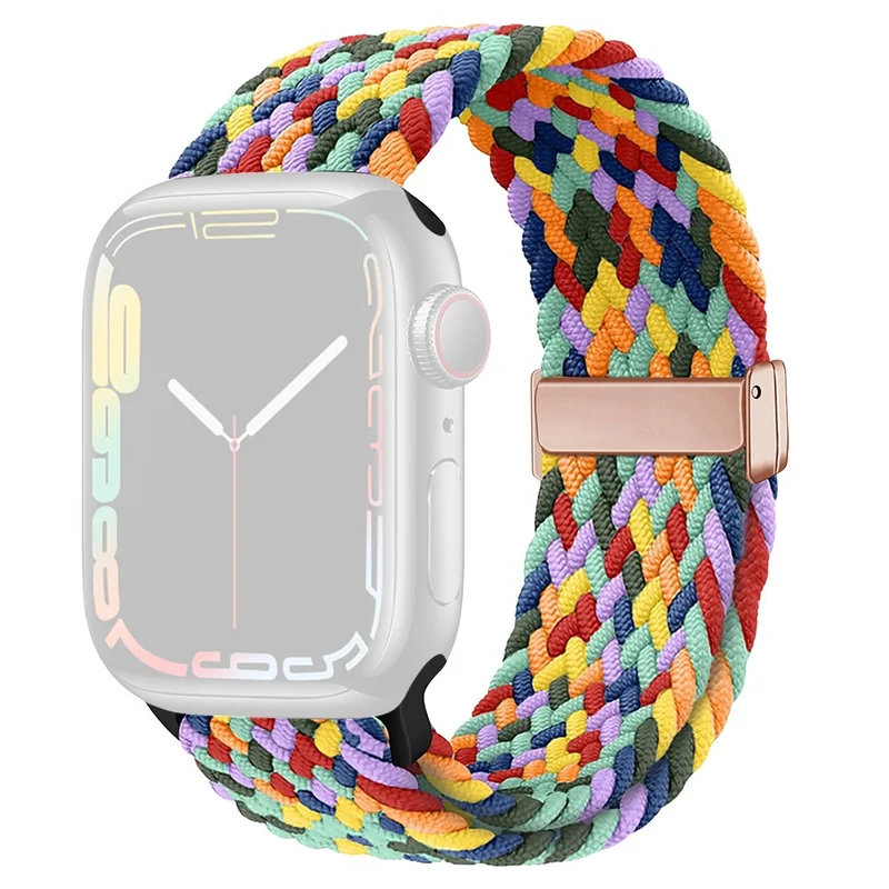 Apple Watch 49mm / 45mm / 44mm / 42mm Watch Bracelet - W-shape Colorful