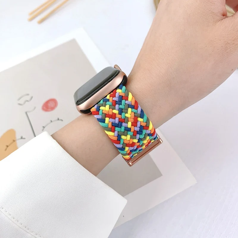 Apple Watch 49mm / 45mm / 44mm / 42mm Watch Bracelet - W-shape Colorful