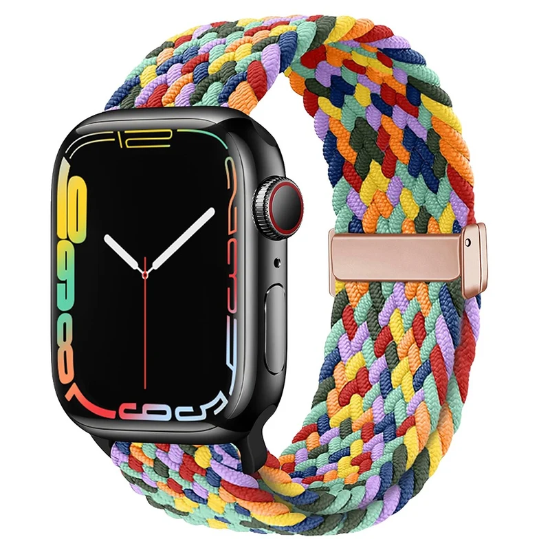 Apple Watch 49mm / 45mm / 44mm / 42mm Watch Bracelet - W-shape Colorful