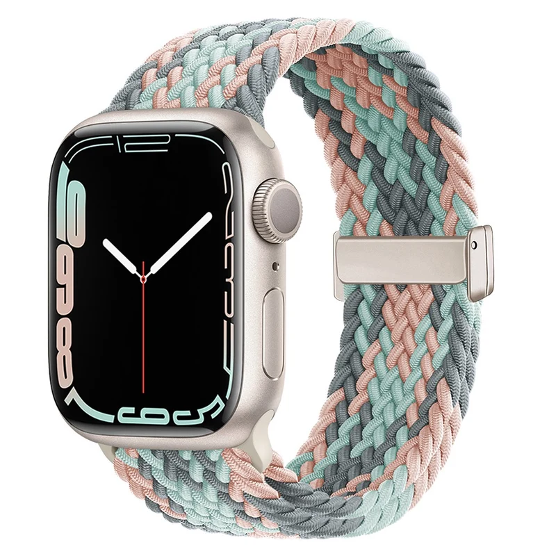 Apple Watch 49mm / 45mm / 44mm / 42mm Watch Bracelet - W-shape Colorful