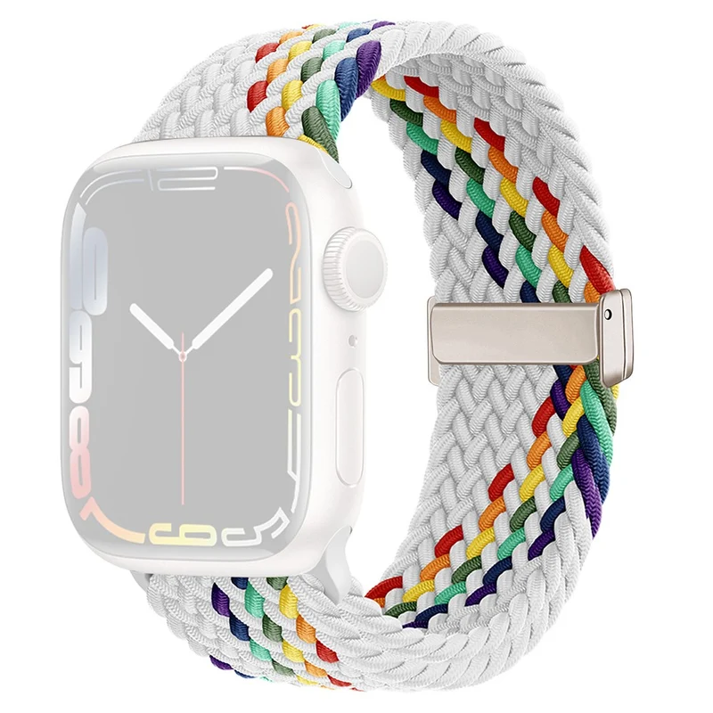 Apple Watch 49mm / 45mm / 44mm / 42mm Watch Bracelet - W-shape Colorful