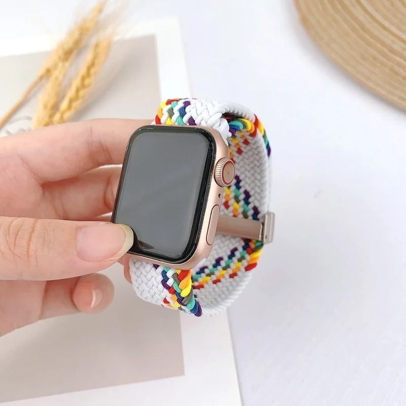 Apple Watch 49mm / 45mm / 44mm / 42mm Watch Bracelet - W-shape Colorful