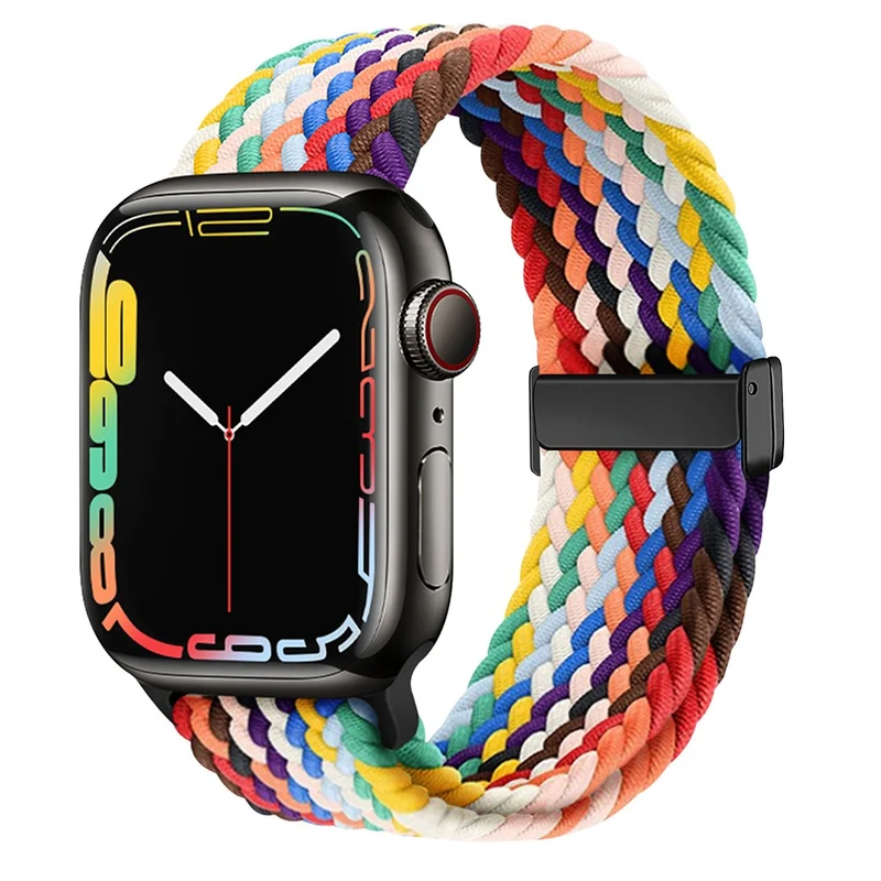 Apple Watch 49mm / 45mm / 44mm / 42mm Watch Bracelet - W-shape Colorful