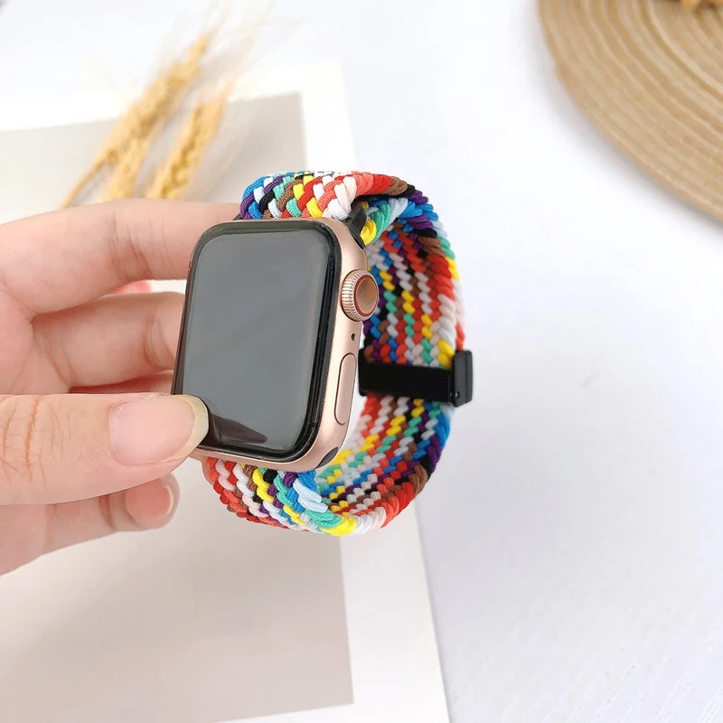 Apple Watch 49mm / 45mm / 44mm / 42mm Watch Bracelet - W-shape Colorful