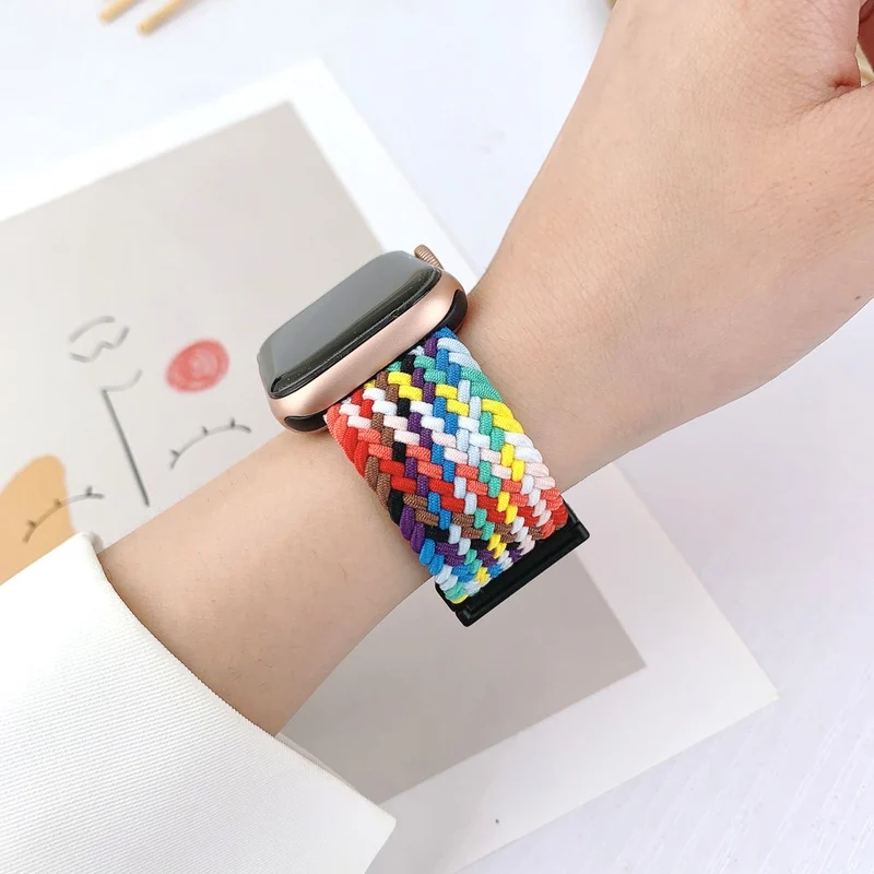 Apple Watch 49mm / 45mm / 44mm / 42mm Watch Bracelet - W-shape Colorful