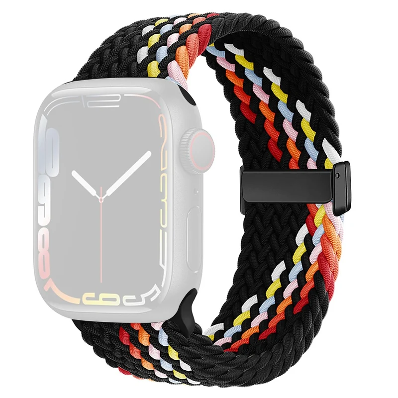 Apple Watch 49mm / 45mm / 44mm / 42mm Watch Bracelet - W-shape Colorful