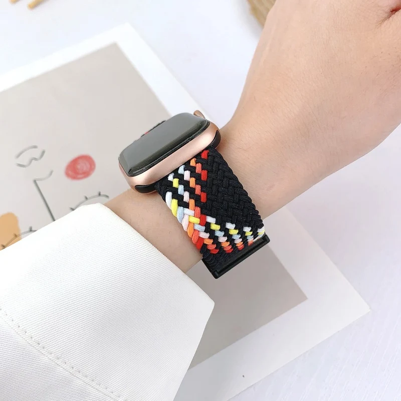 Apple Watch 49mm / 45mm / 44mm / 42mm Watch Bracelet - W-shape Colorful