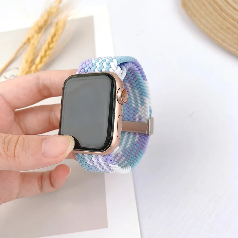 Apple Watch 49mm / 45mm / 44mm / 42mm Watch Bracelet - W-shape Colorful