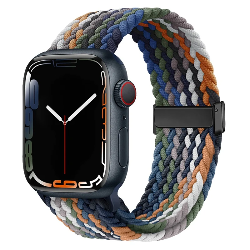 Apple Watch 49mm / 45mm / 44mm / 42mm Watch Bracelet - W-shape Colorful