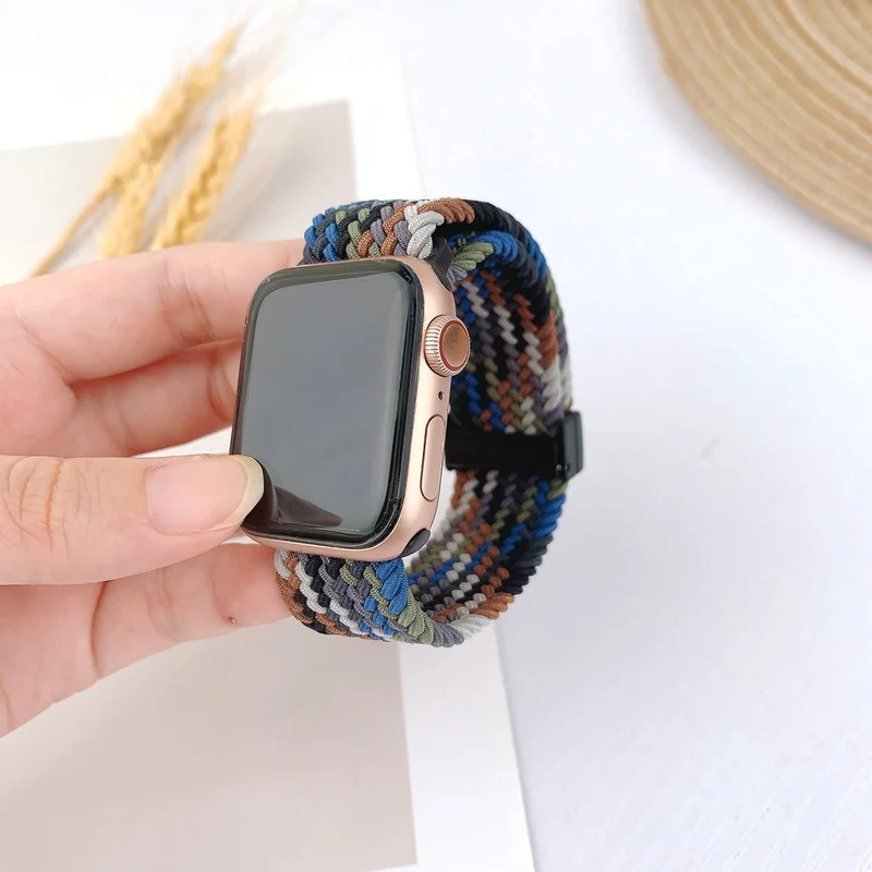 Apple Watch 49mm / 45mm / 44mm / 42mm Watch Bracelet - W-shape Colorful
