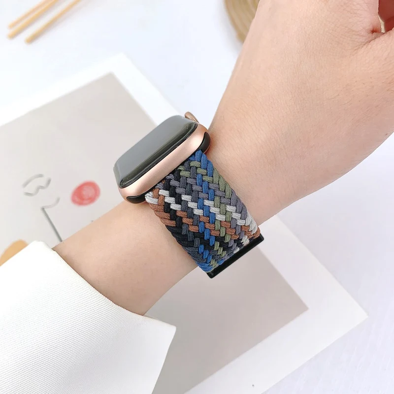 Apple Watch 49mm / 45mm / 44mm / 42mm Watch Bracelet - W-shape Colorful