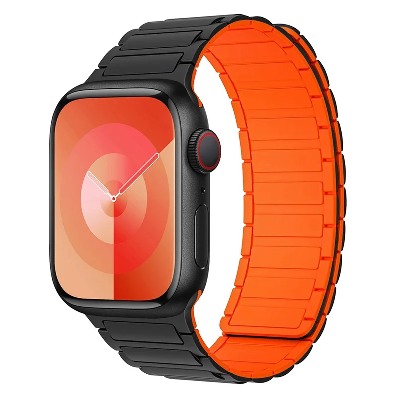 Apple Watch 49mm / 45mm / 44mm / 42mm Silicone Wrist Strap - Indigo Blue+Grey