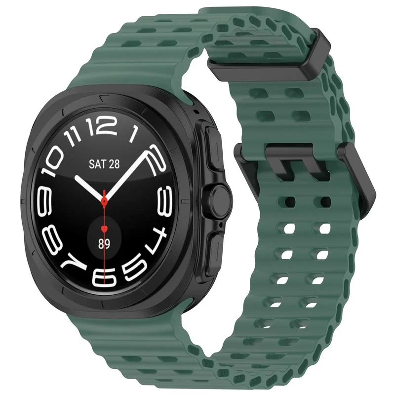 Samsung Galaxy Watch Ultra 2 Ocean Armband (Dunkelgrün)