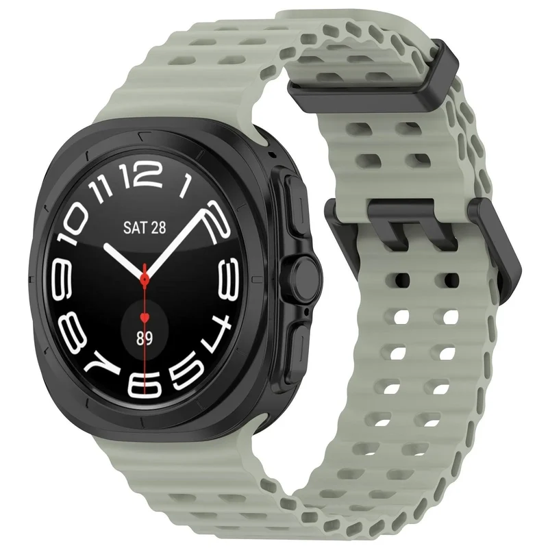Samsung Galaxy Watch Ultra 2 Ocean Armband (Grau/Grün)