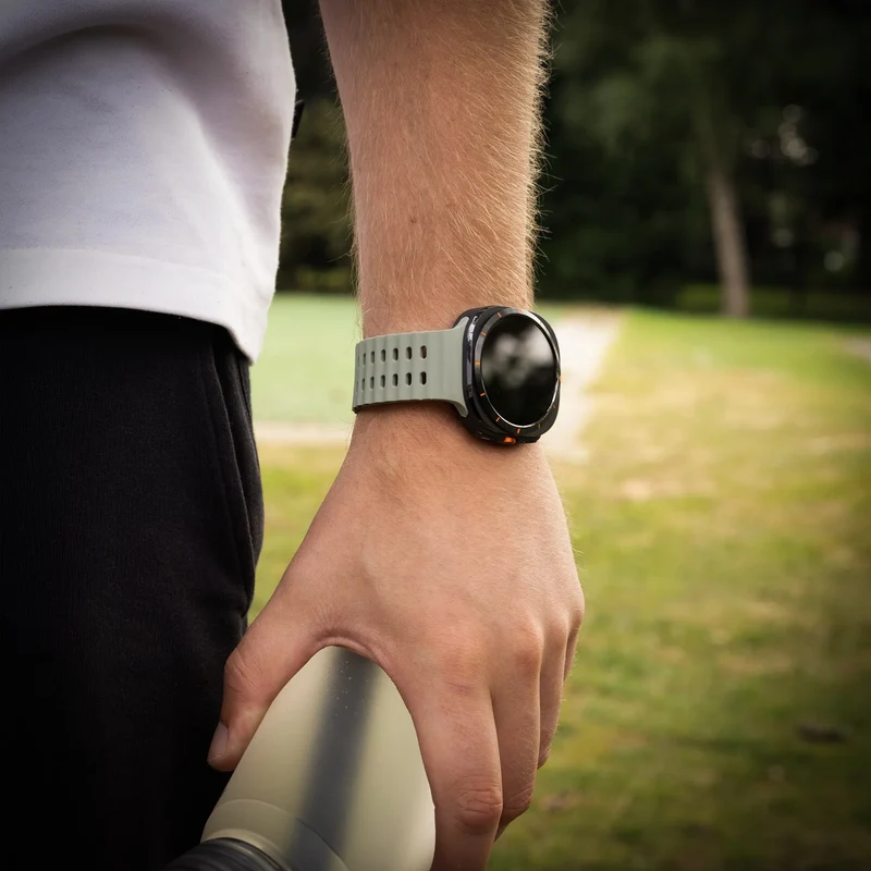 Samsung Galaxy Watch Ultra 2 Ocean Armband (Grau/Grün)