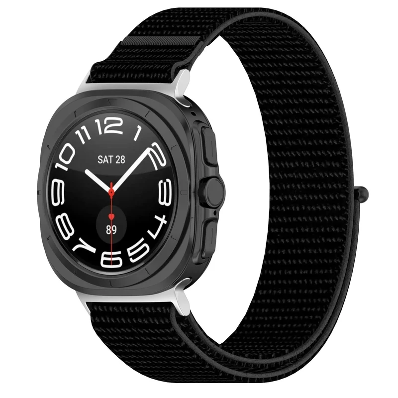 Samsung Galaxy Watch Ultra 2 Nylonarmband (Schwarz)