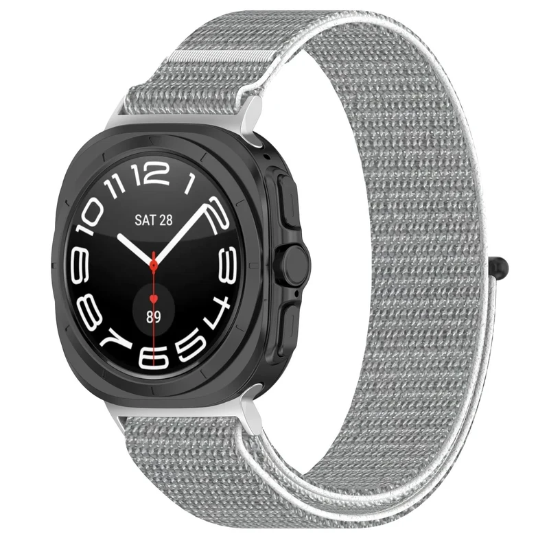 Samsung Galaxy Watch Ultra 2 Nylonarmband (Muschelweiß)