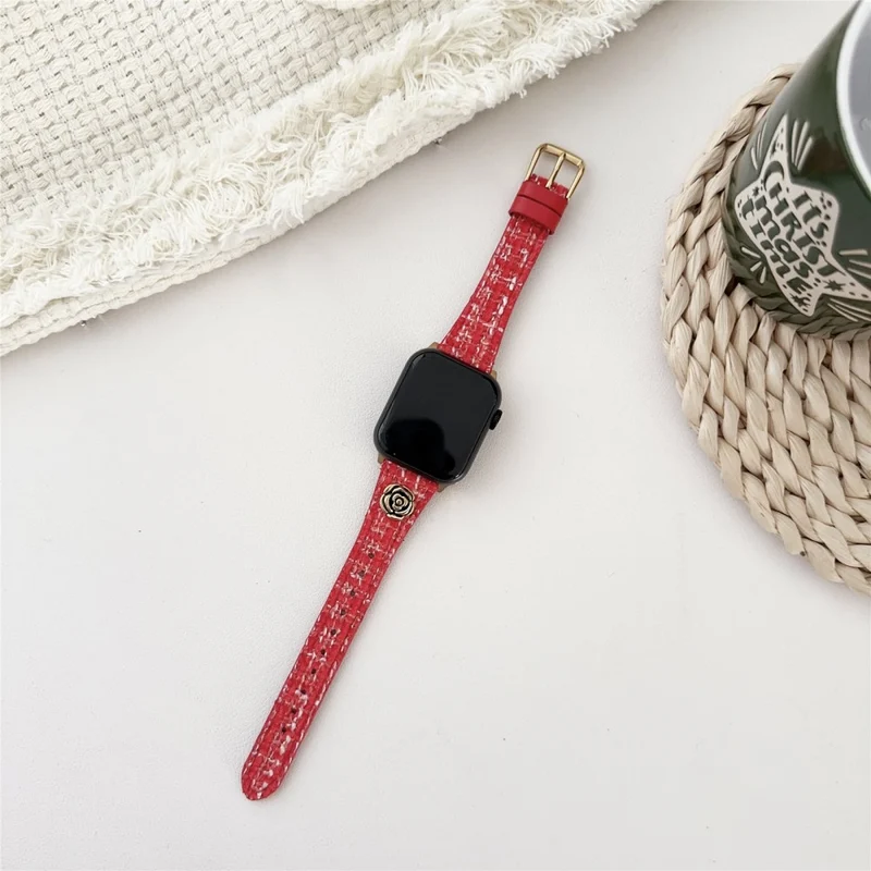 Apple Watch Series 41mm / 40mm / 38mm Vegan Leather Strap Replacement