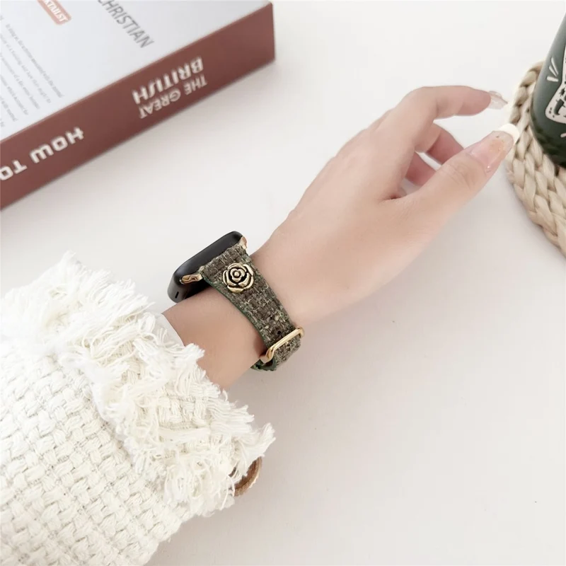 Apple Watch Series 41mm / 40mm / 38mm Vegan Leather Strap Replacement