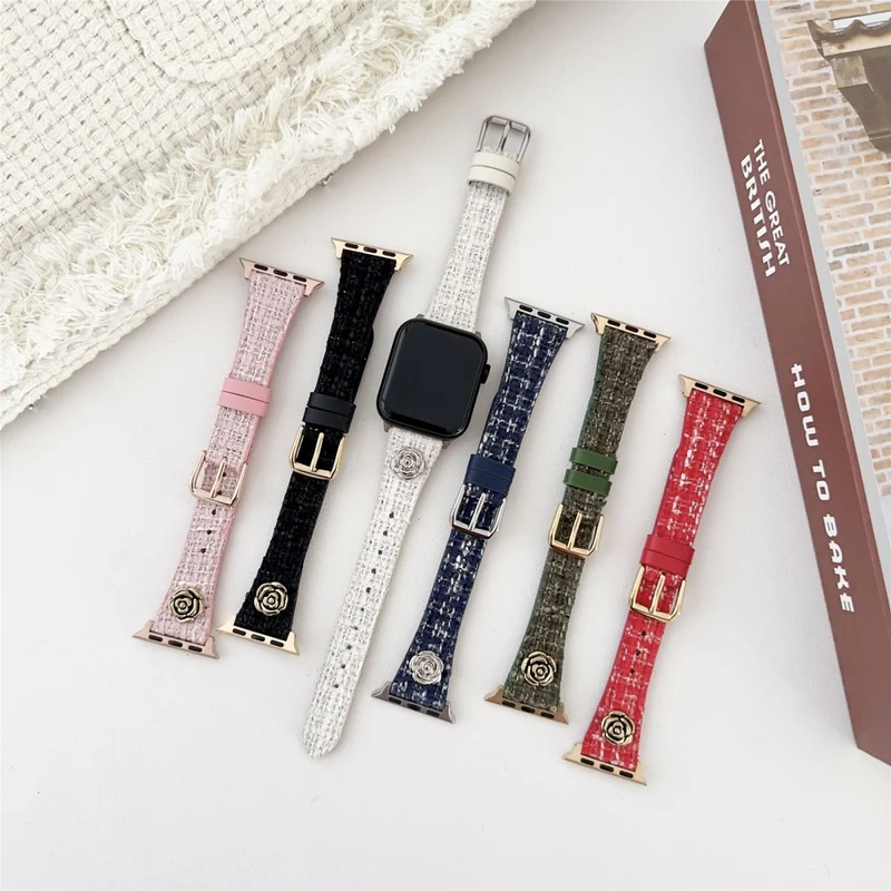 Apple Watch Series 41mm / 40mm / 38mm Vegan Leather Strap Replacement