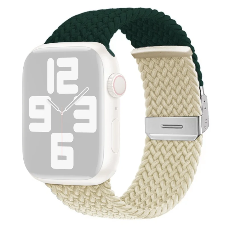 Apple Watch Series 41mm / 40mm / 38mm Nylon Watch Band - Red+Blue