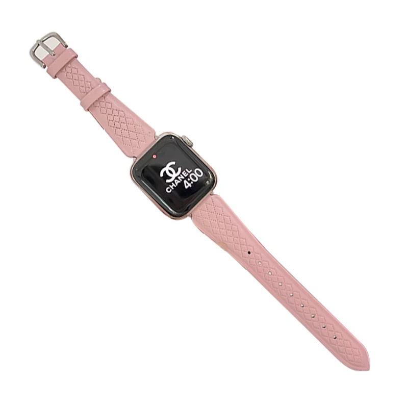 Apple Watch Series 41mm / 40mm / 38mm Cowhide Leather Watch Band - Light Brown