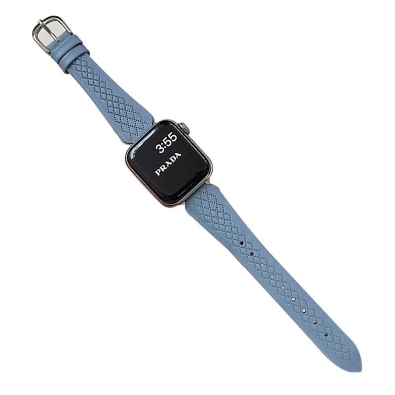 Apple Watch Series 41mm / 40mm / 38mm Cowhide Leather Watch Band - Light Brown