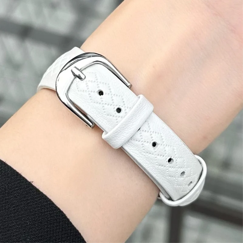 Apple Watch Series 41mm / 40mm / 38mm Cowhide Leather Watch Band - Light Brown