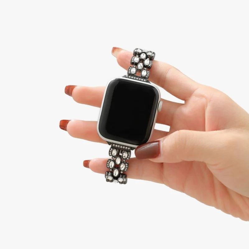 Apple Watch Series 41mm / 40mm / 38mm Rhinestone Decor Watch Band