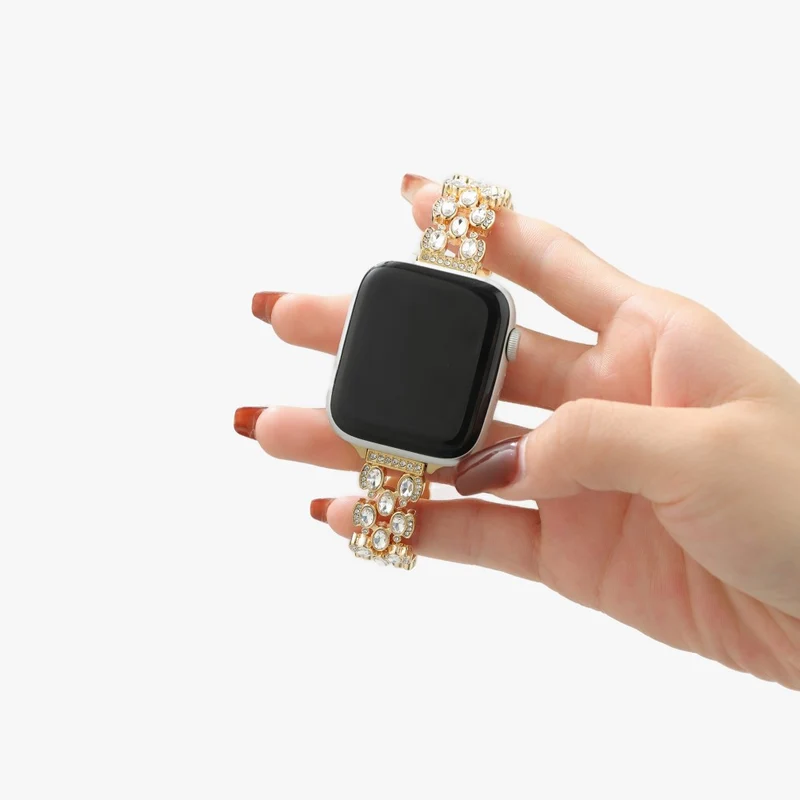 Apple Watch Series 41mm / 40mm / 38mm Rhinestone Decor Watch Band