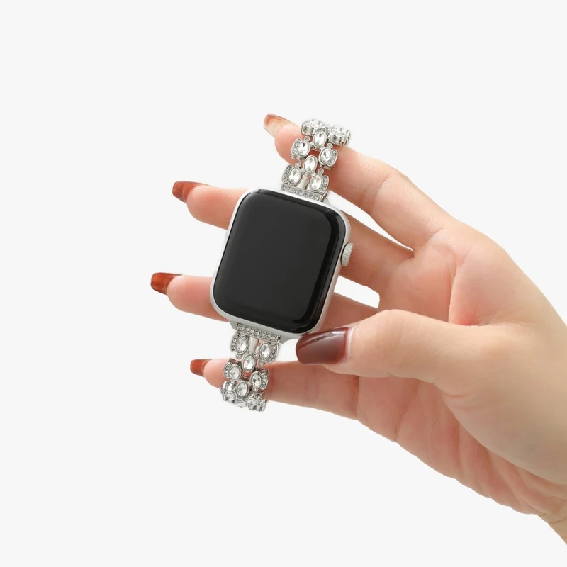 Apple Watch Series 41mm / 40mm / 38mm Rhinestone Decor Watch Band
