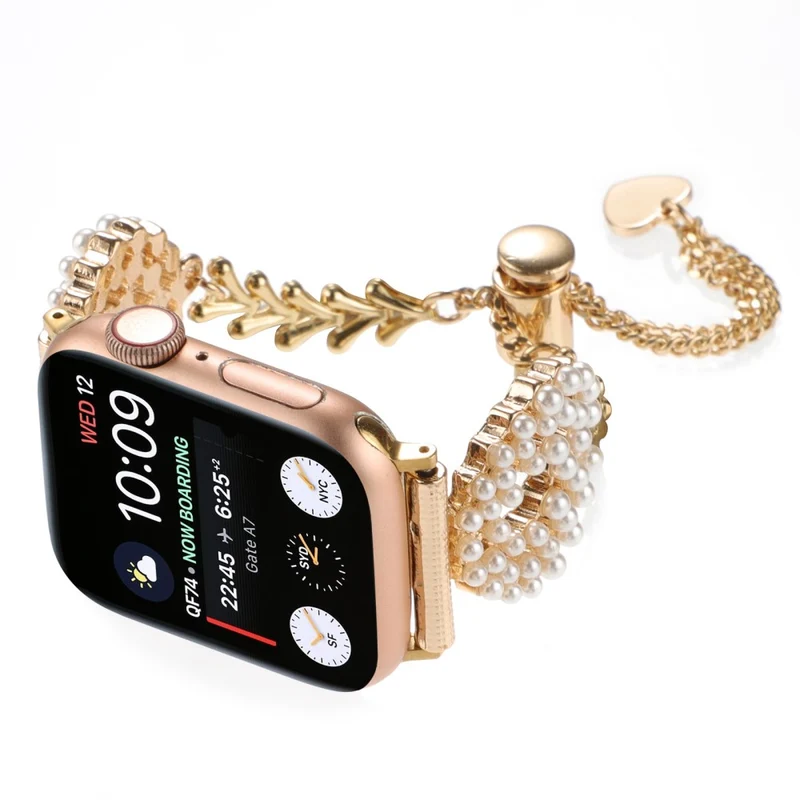 Apple Watch 49mm / 45mm / 44mm / 42mm Watch Strap Pearls Band