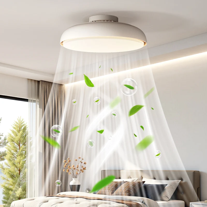 Moderner Deckenventilator mit integrierter LED-Leuchte