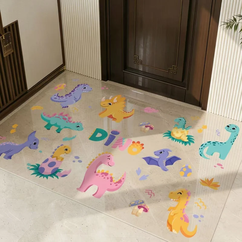 Verspielte Dinosaurier-Themen-Spielmatte