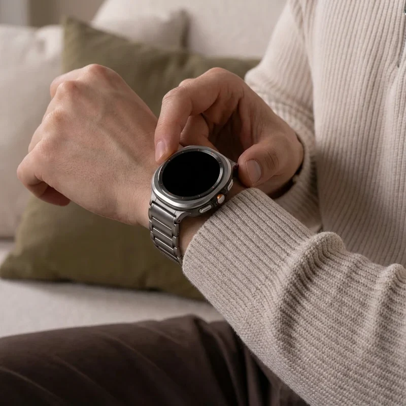 Samsung Galaxy Watch Ultra 2 Titanarmband (Graphit)