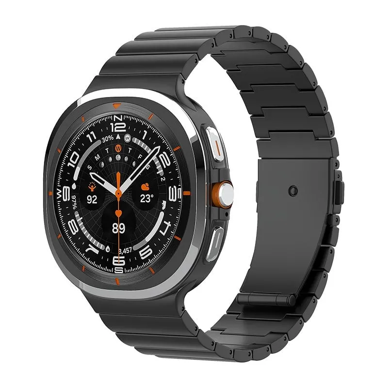 Samsung Galaxy Watch Ultra 2 'One Bead' Titanarmband (Schwarz)