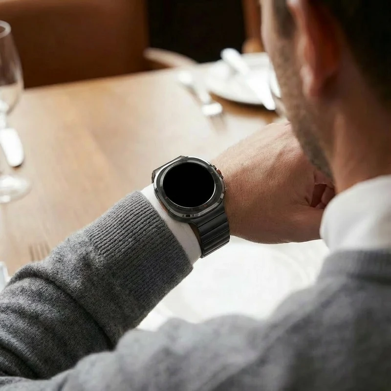 Samsung Galaxy Watch Ultra 2 'One Bead' Titanarmband (Schwarz)