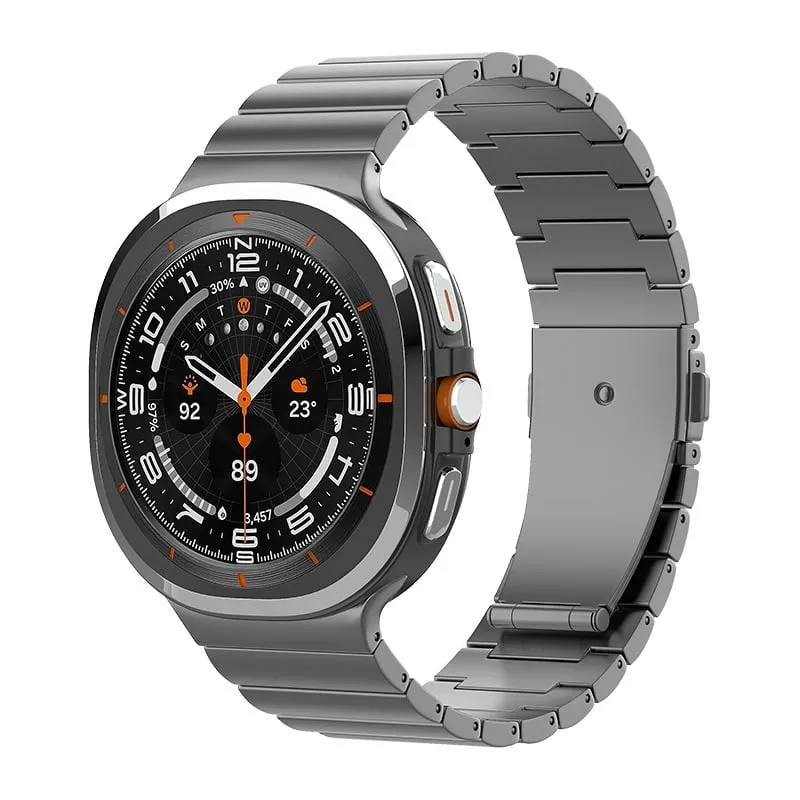 Samsung Galaxy Watch Ultra 2 'One Bead' Titanarmband (Graphit)